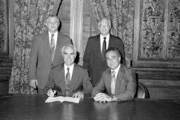 Bill Signing in Governor's Office, Members