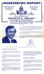Newsletter, 1981, "Harrisburg Report from State Representative Kenneth E. Brandt."