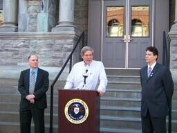 Press Conference, In District with the Mayor of Williamsport