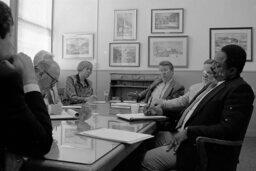 Editorial Board Meeting at the Patriot News, Conference Room, Members, Patriot News Staff