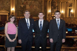 Guests Visit the Capitol, Interns, House Floor