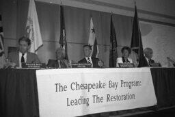 Meeting of the Chesapeake Bay Commission Program, Chesapeake Bay Commission Staffers, EPA Administrator, Governor