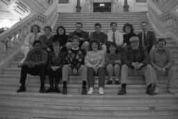 Group Photo, Democratic Legislative Information Office Staff, Main Rotunda
