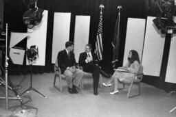 TV Interview in the Democratic Broadcast Studios, Democratic Caucus TV Studio, Members, Staff
