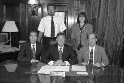 Bill Signing in the Lieutenant Governor's Office, Guests, Members, Secretary of Banking, Senate Members
