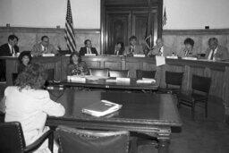 Federal State Relations Committee Hearing, Court Reporter, Hearing Room, Members, Staff, Witness