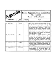 Meeting regarding House Bills 9, 896, 1330, Senate Bill 916