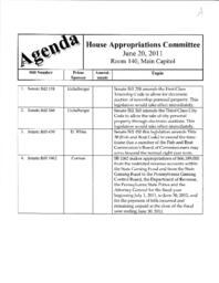 Meeting regarding Senate Bills 358, 360, 450, 1062