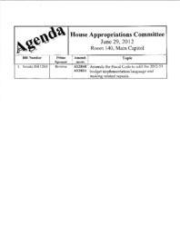 Meeting regarding Senate Bill 1263