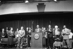 Press Conference by the Black Caucus, Capitol Media Center, Members, Participants