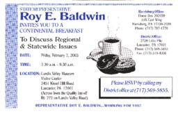 Monthly Town Meeting Invitations