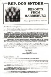 Harrisburg Report