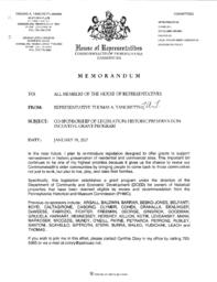 House Bill 221, historic preservation incentive grant program, 2007-2008