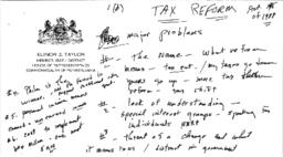 Speech, Tax Reform