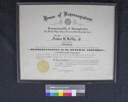 Certificate of Election, 1971