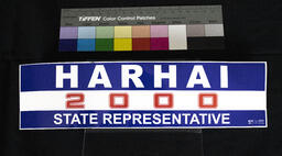 Bumper Sticker, Harhai 2000, State Representative