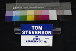 Sticker, Tom Stevenson for State Representative